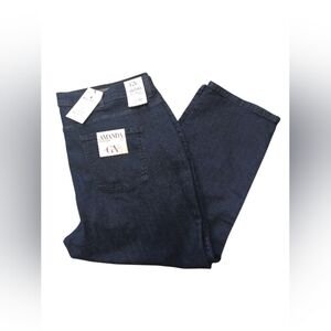 Gloria Vanderbilt Dark Wash Denim Jeans 24W Short Classic Rise NWT